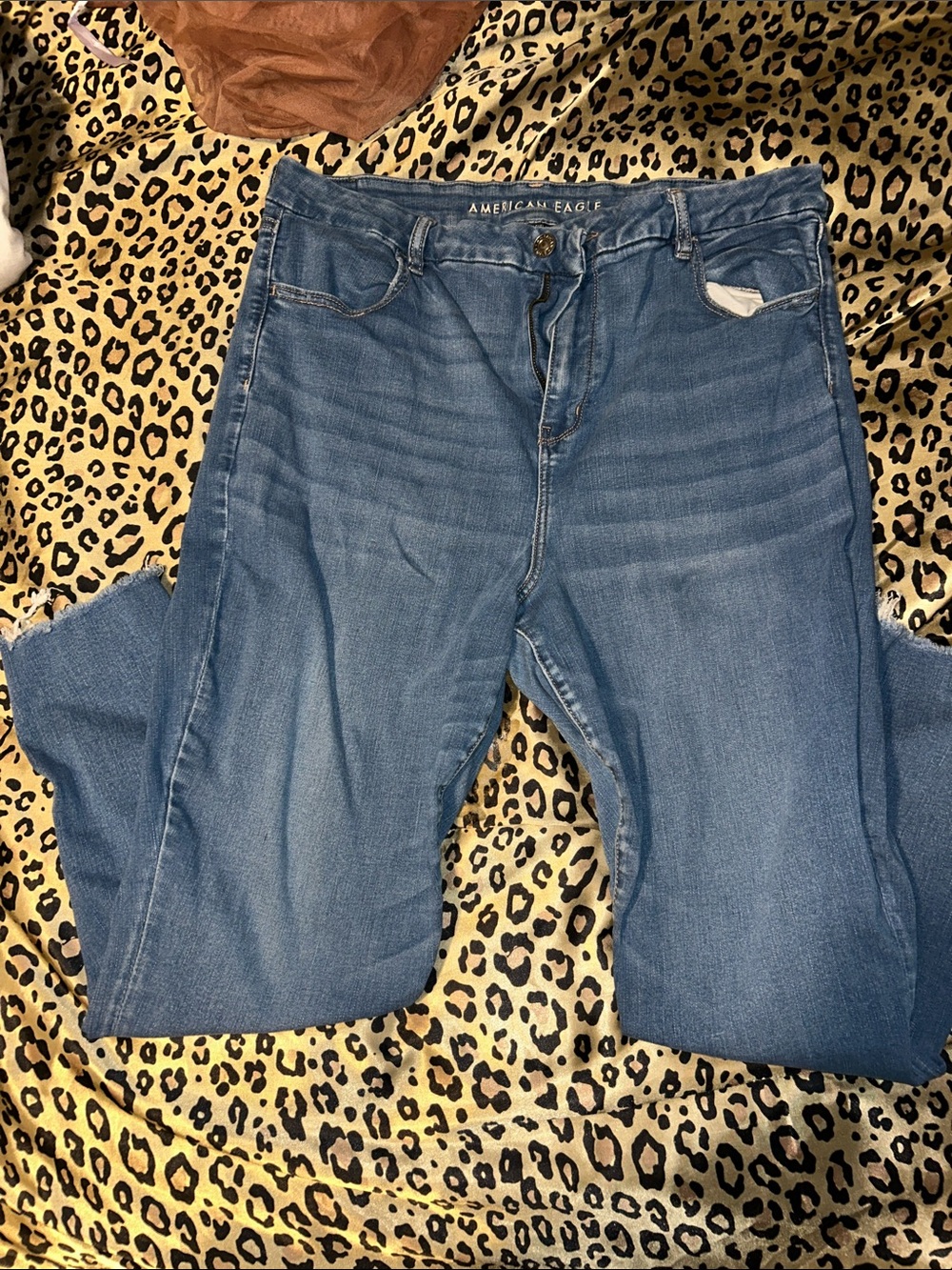 American Eagle Outfitters Light Blue Straight Jeans